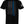 Back of Back the Blue Back Hit Tee in black showcasing large grayscale American flag with a bold blue line and Allegiance logo.