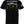 Back of Baja Classic Tee in black showcasing large graphic of an off-road truck set against a desert landscape with mountains, sunset, and American flag.
