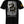 Back of Rattler Tee in black showcasing large rattlesnake wrapped around a rifle over a distressed American flag.