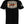 Back of Snake Bite Tee in black showcasing large coiled snake graphic with 