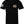 Front of Snake Bite Tee in black featuring small 