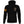 Front view of the black Allegiance Western Hoodie with small chest boot and snake design